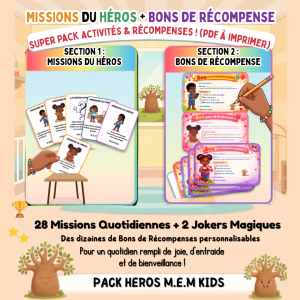 pack héros m.e.m kids