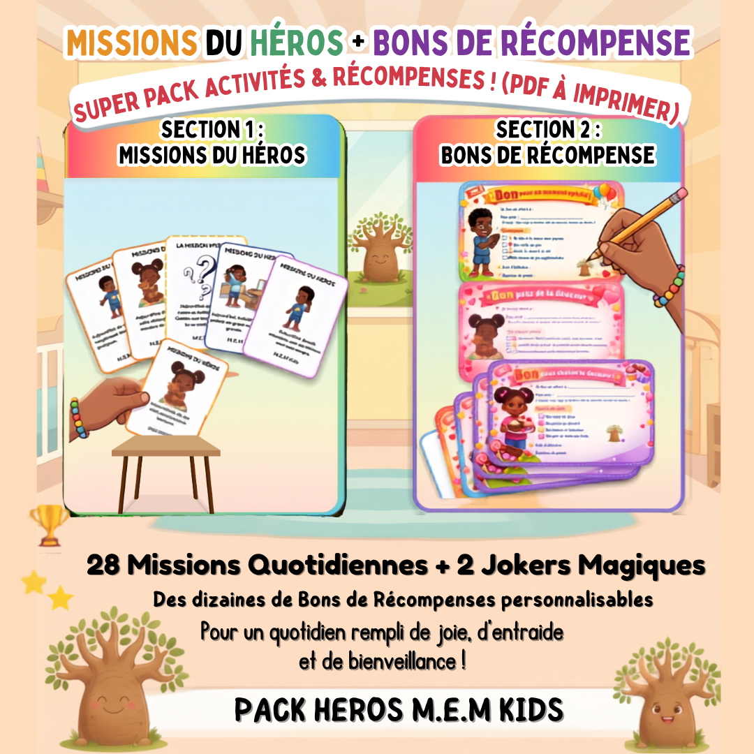 pack héros m.e.m kids pack héros m.e.m kids
